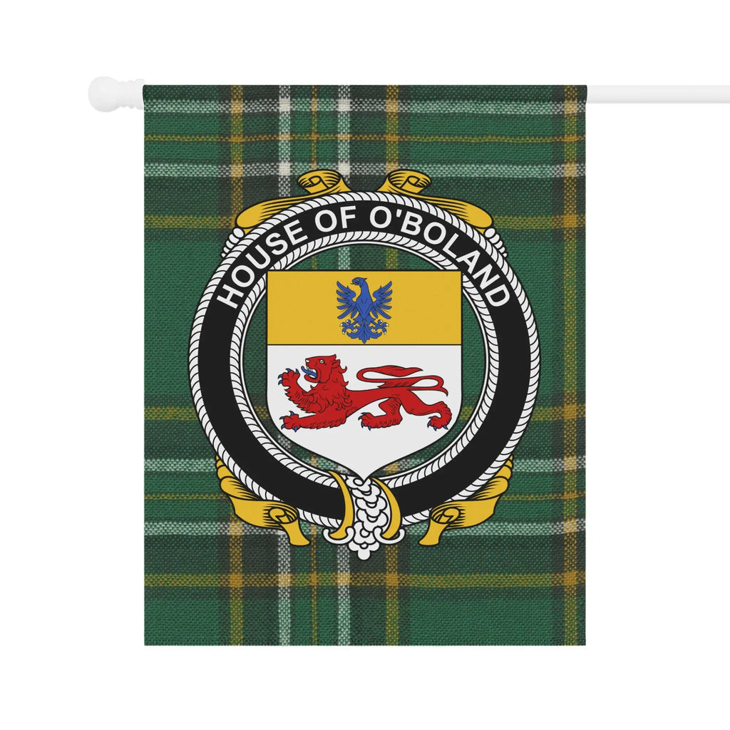 Customizable House of O'Boland Family Crest Flag