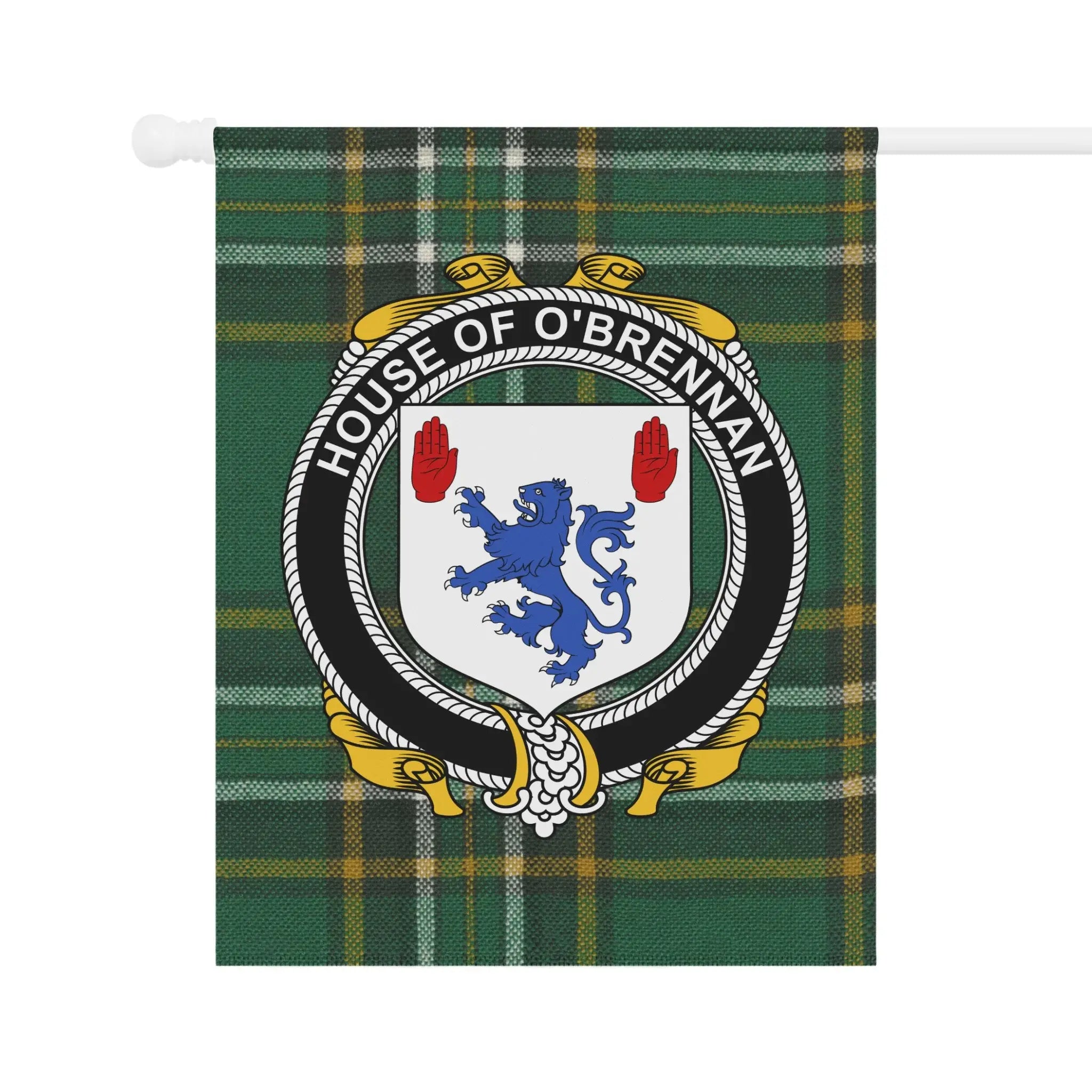 House of O'Brennan Plaid Design House Flag