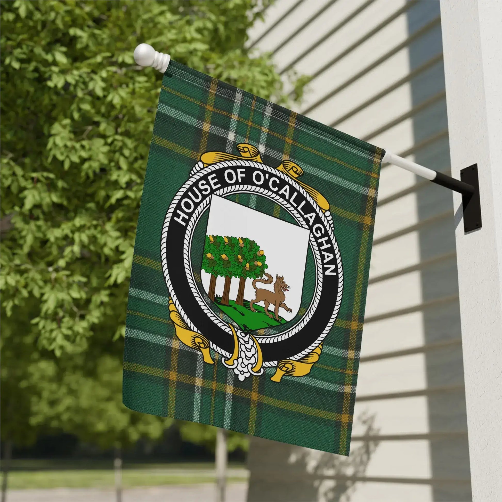 House of O'Callaghan Family Crest Flag Product
