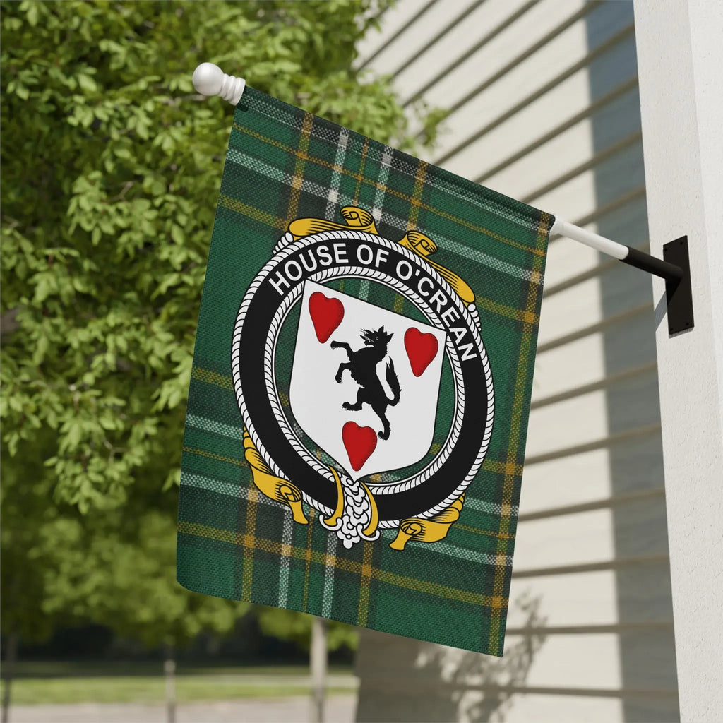 House of O'Crean Emblem Custom Flag Banner