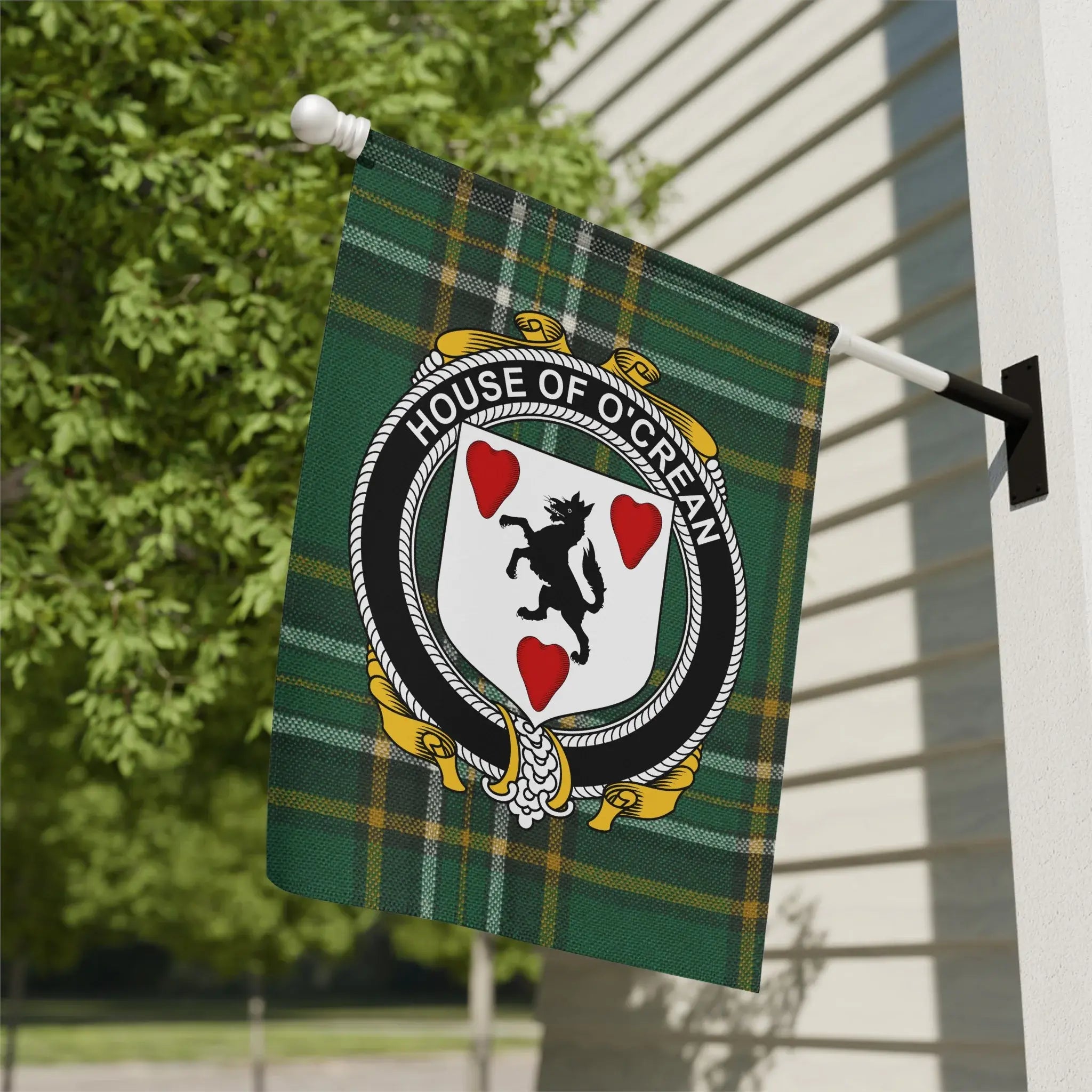 House of O'Crean Emblem Custom Flag Banner