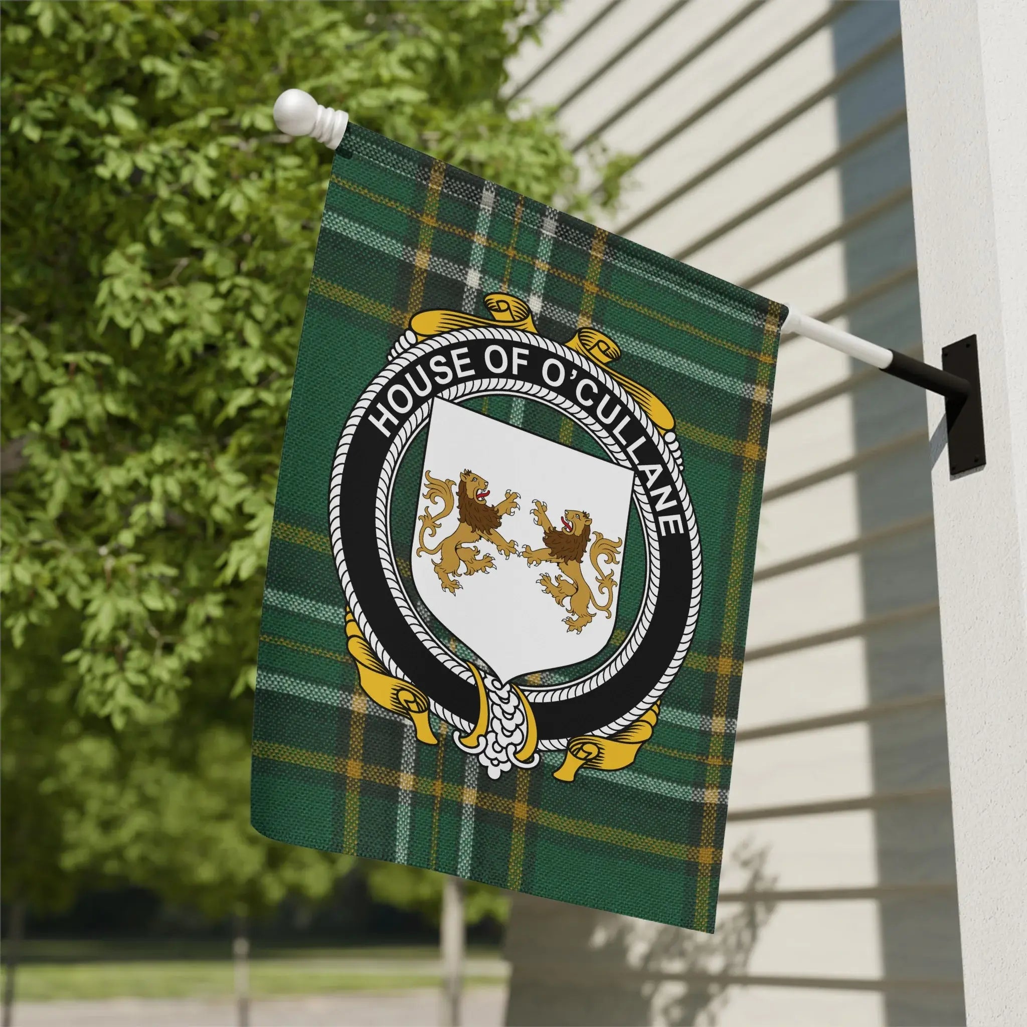 House of O'Cullane Plaid Pattern Flag