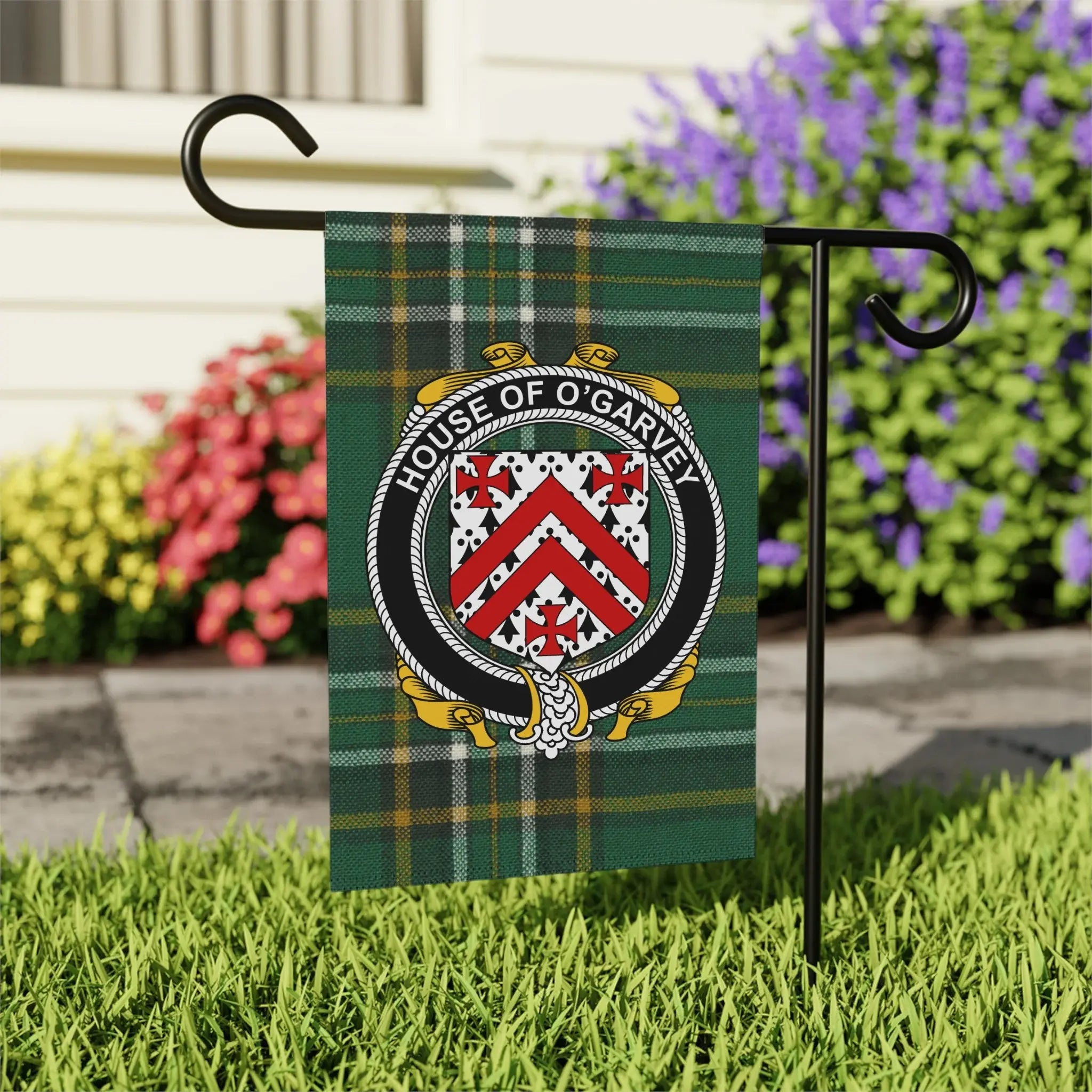 House of O'Garvey Custom Garden Flag Product