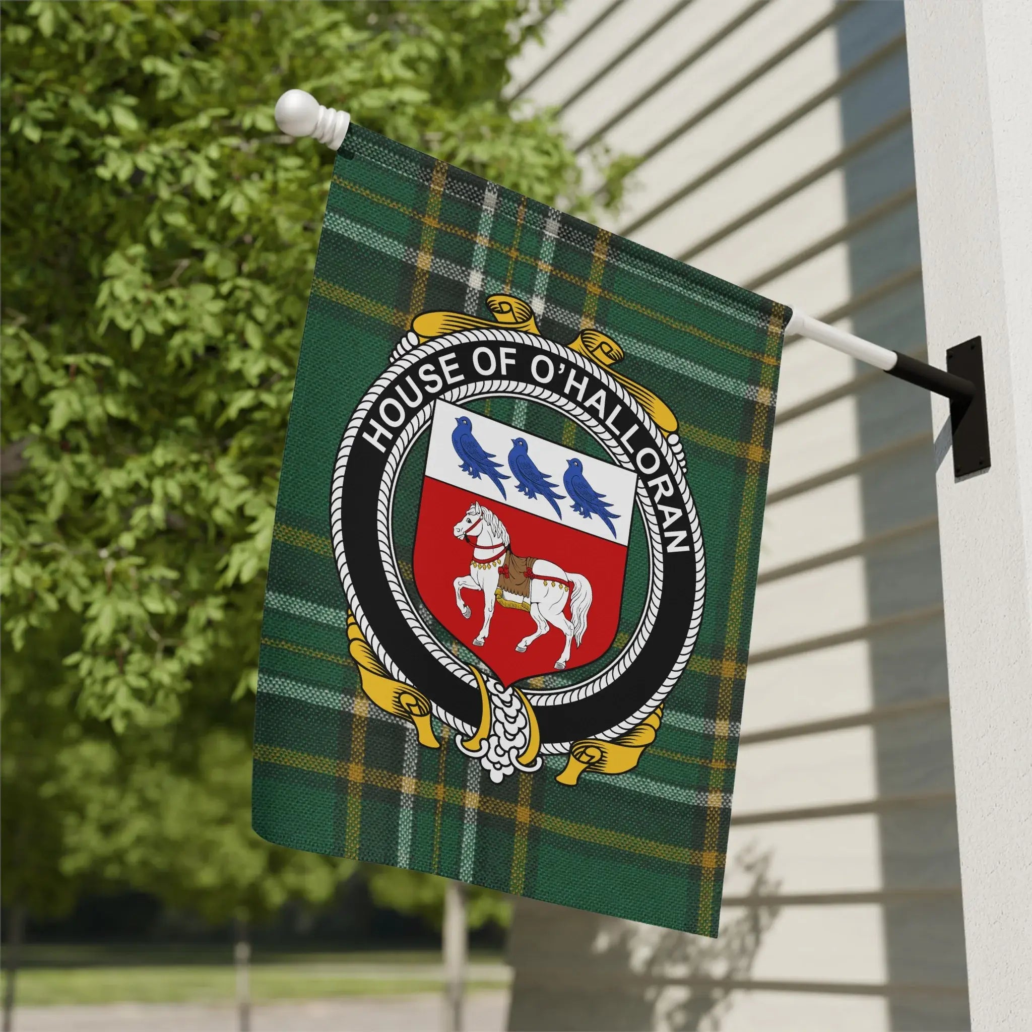 House of O'Halloran Family Crest Flag Product