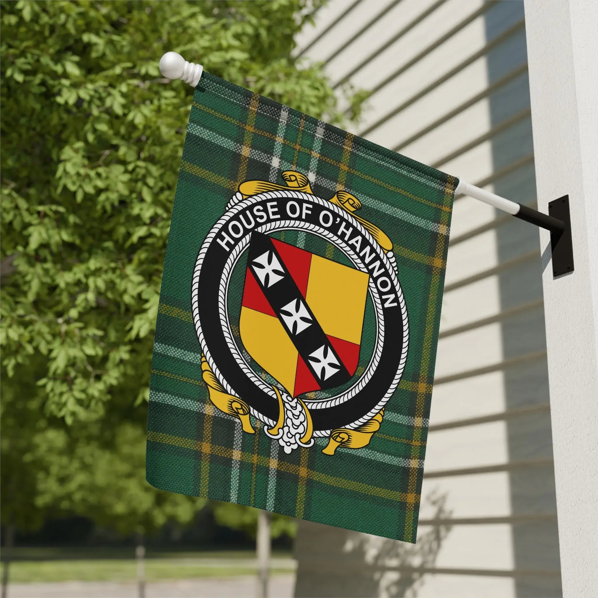House of O'Hanlon Green Plaid Wall Hanging
