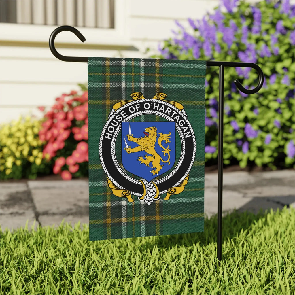 House of O'Hartagan Crest Decorative Garden Flag