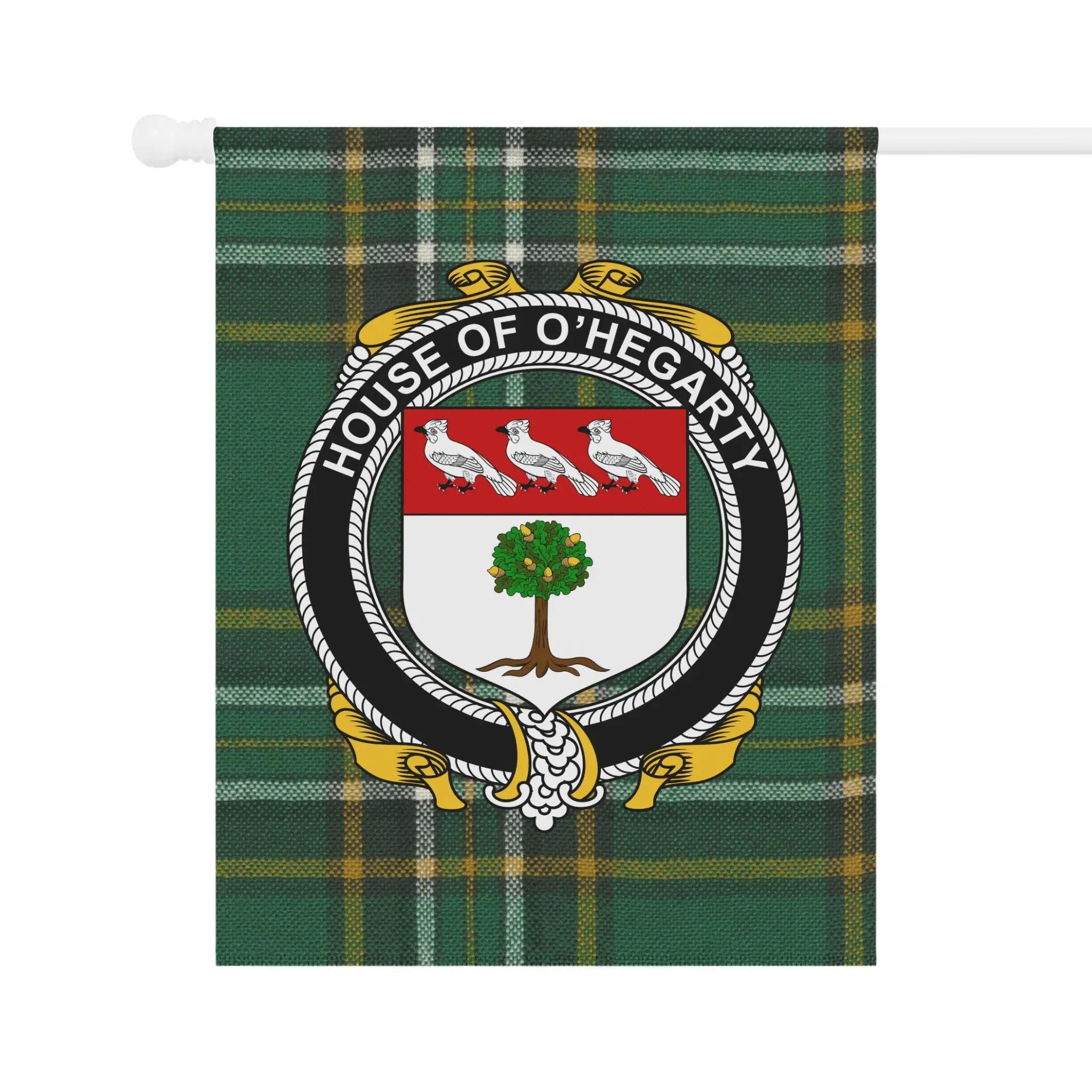 House of O'Hegarty Crest Plaid Flag product