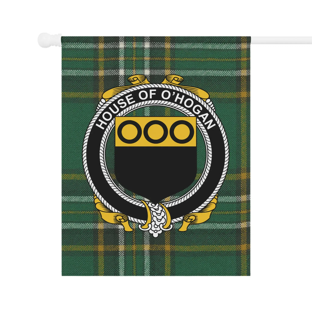 House of O'Hogan Plaid Family Crest House Flag