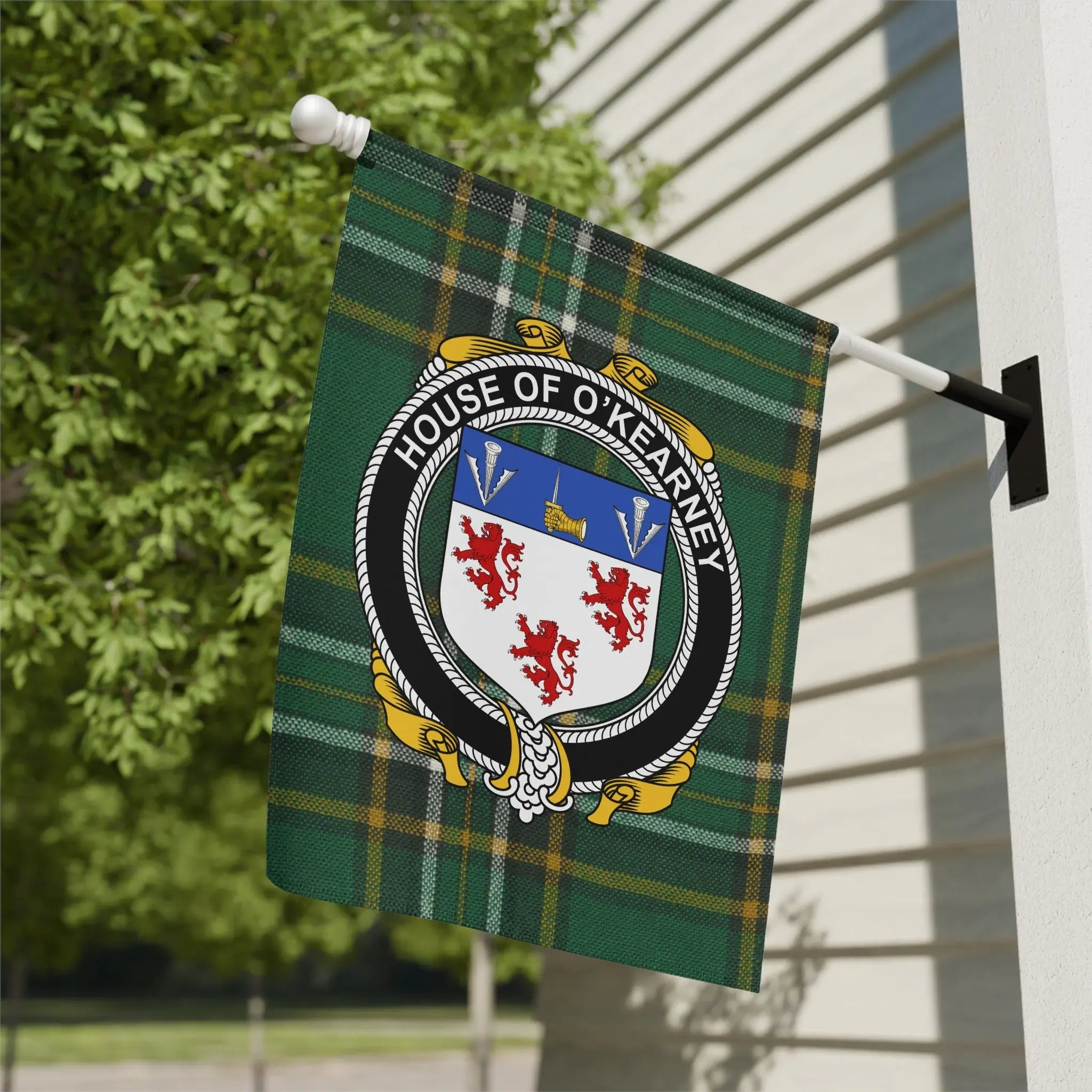 House of O'Kearney Family Crest Flag Home Decor