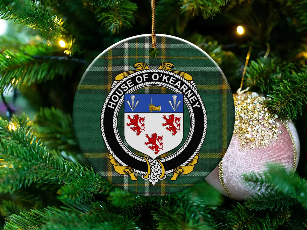 House of O'Kearney Plaid Christmas Ornament