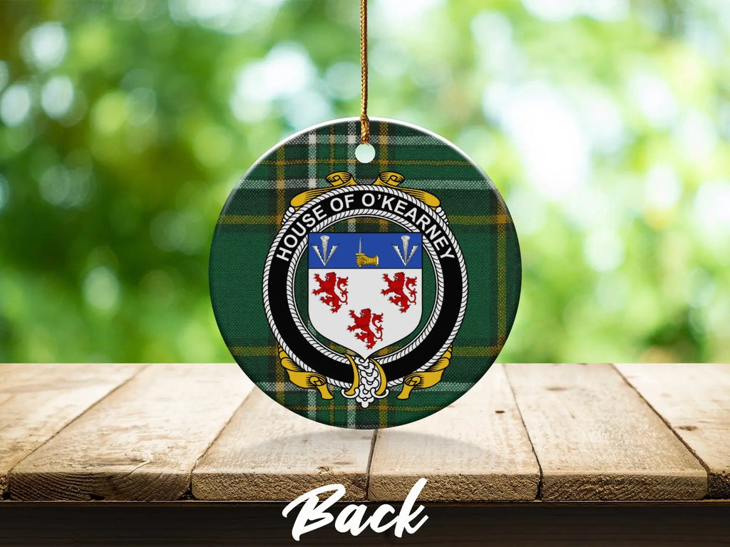 House of O'Kearney Emblem Round Hanging Ornament