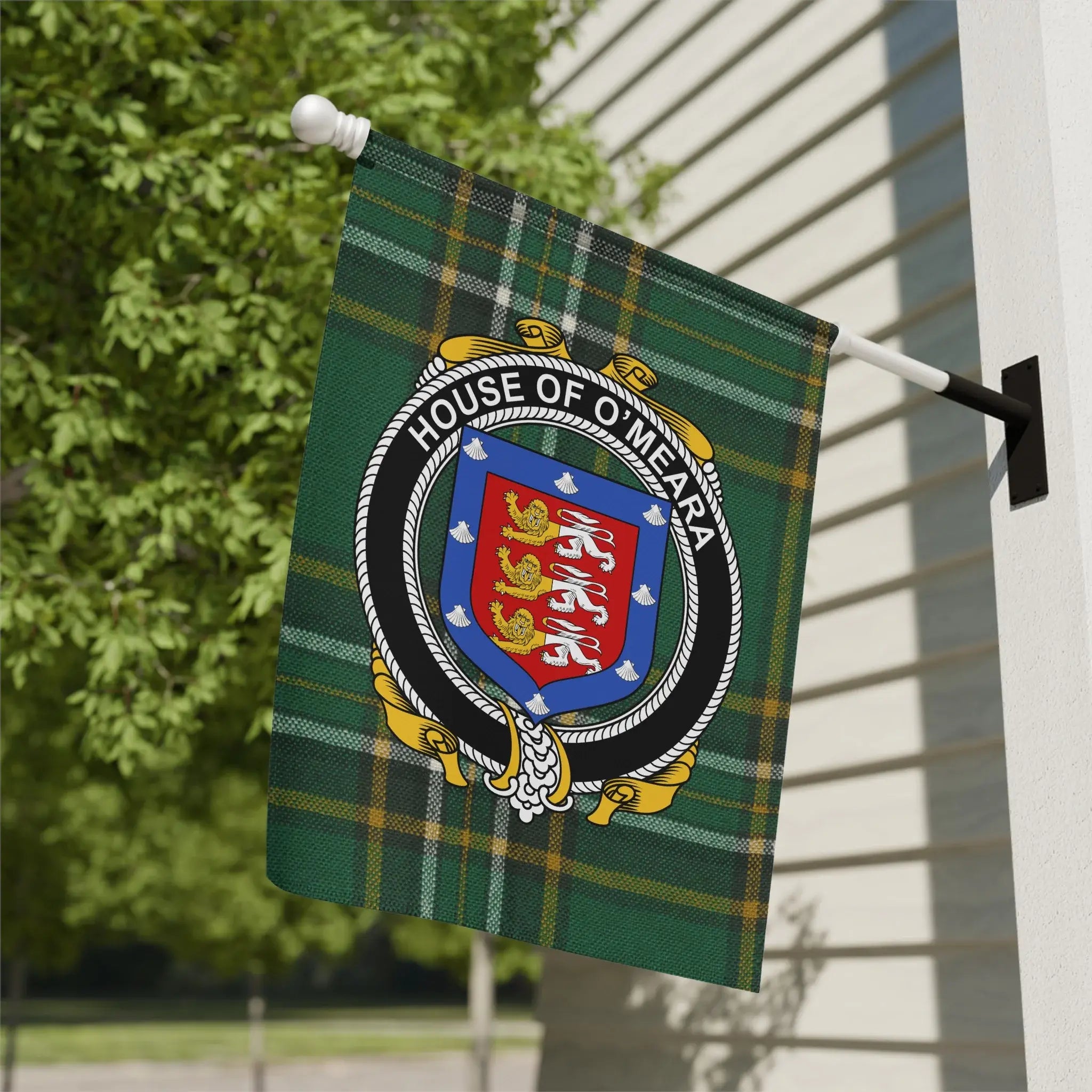 House of O'Meara Personalized Flag for Home Decor