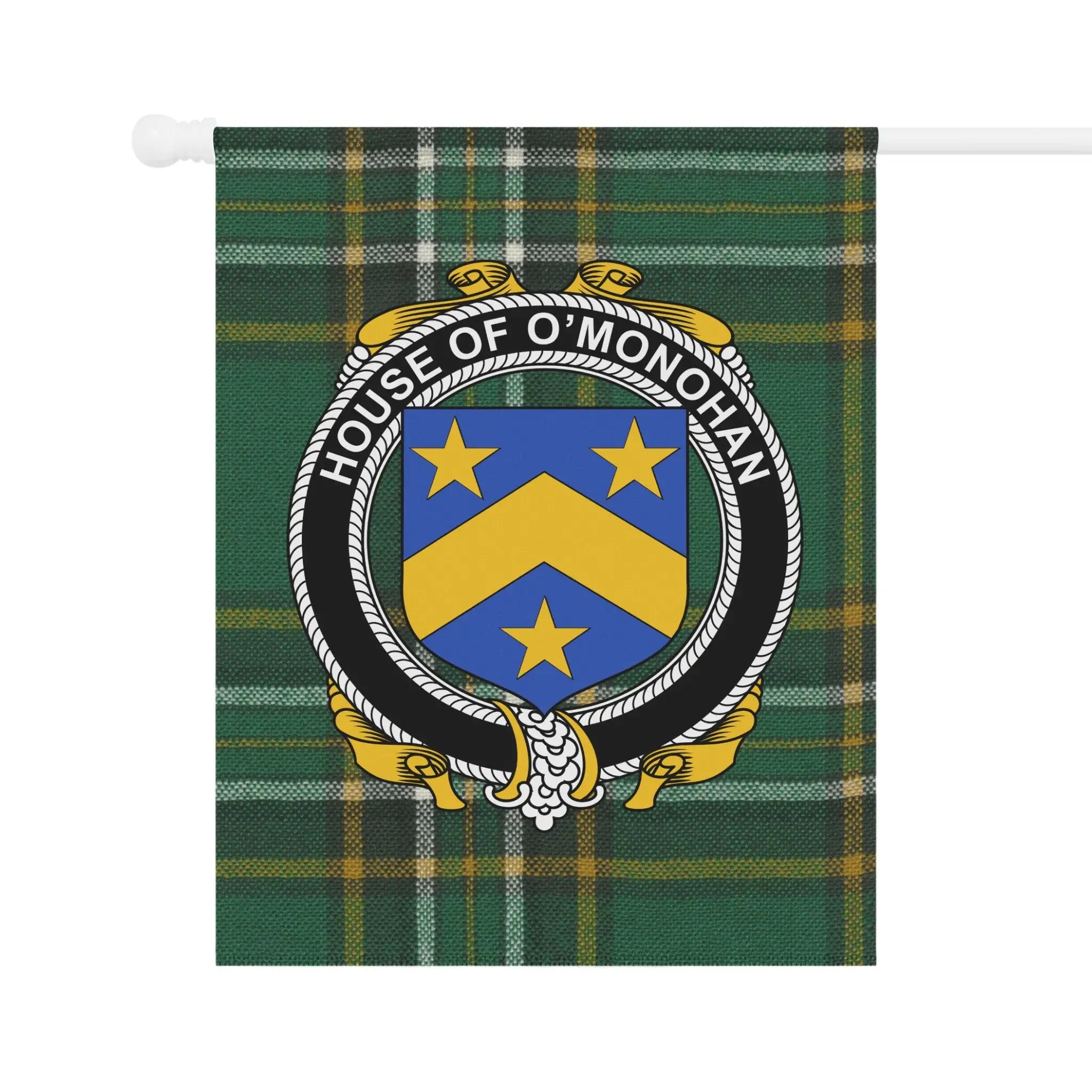 House of O'Monohan Plaid Print Flag Decor Item