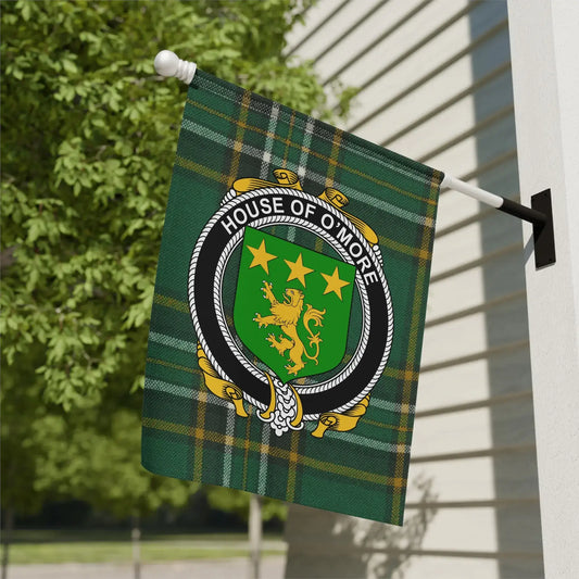 House Of O'More Green Plaid Outdoor Flag product