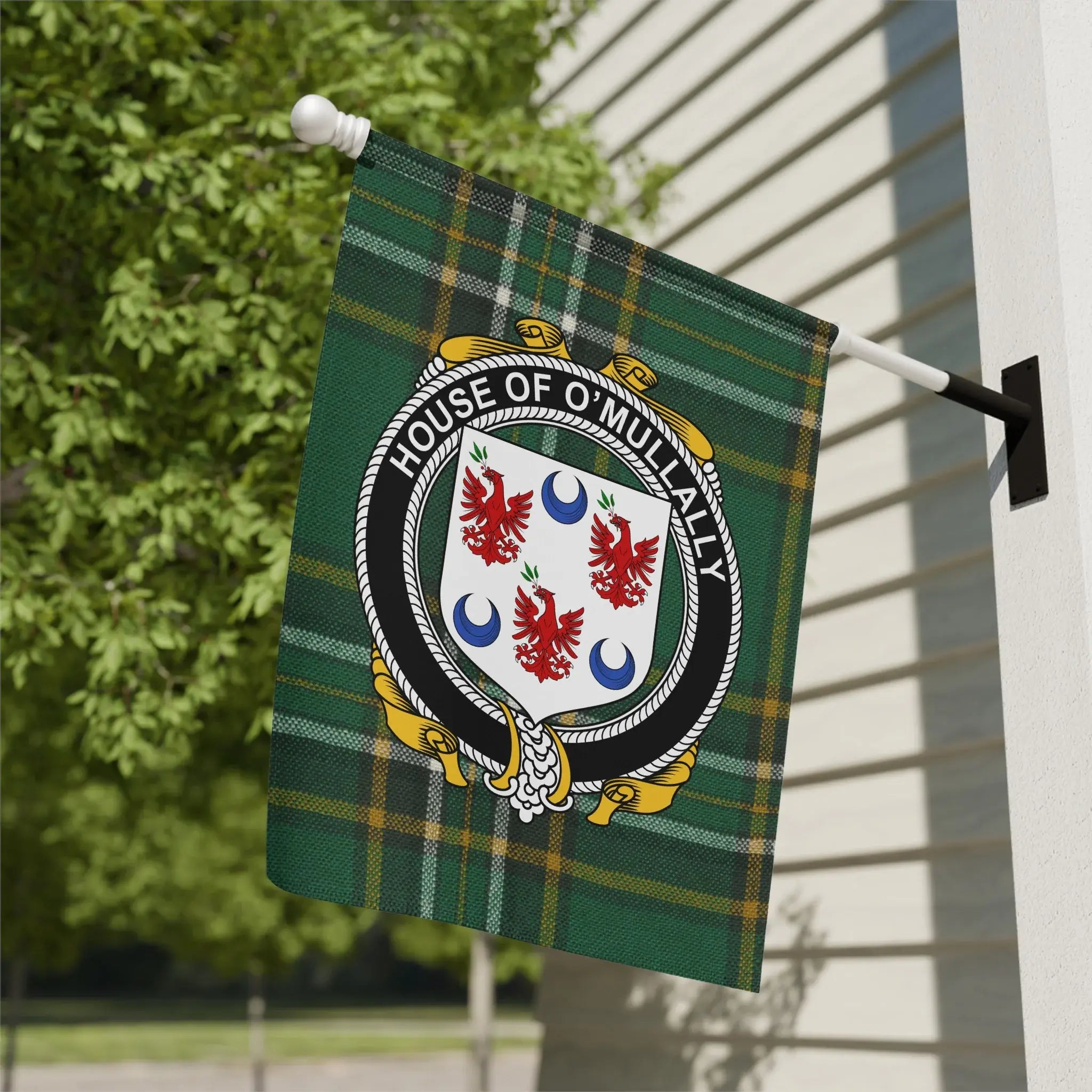 House of O'Mullally Custom Crest Banner Flag