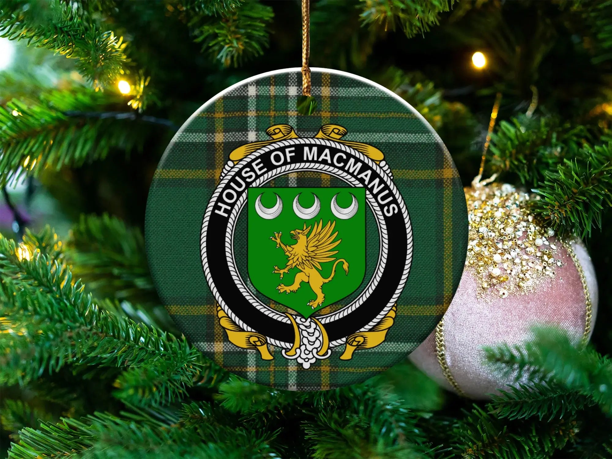 House of MacManus Tartan Christmas Ornament