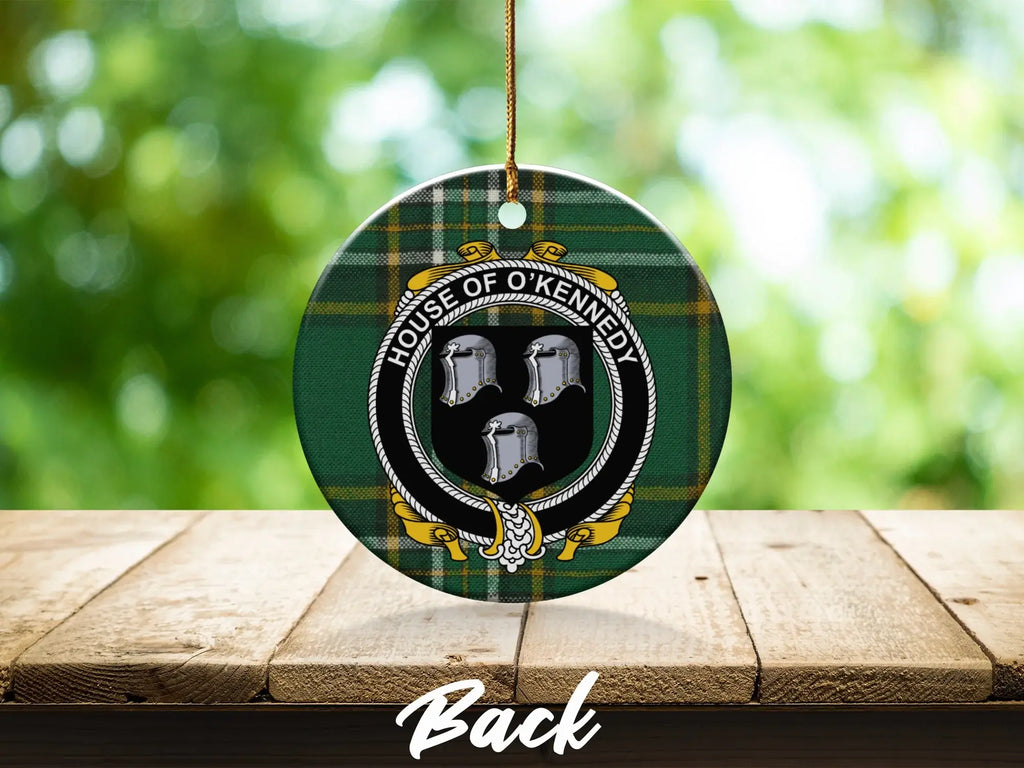 House of O Kennedy Family Crest Ornament product