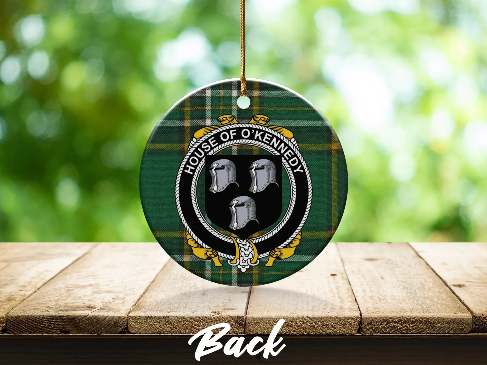 House of O Kennedy Family Crest Ornament product