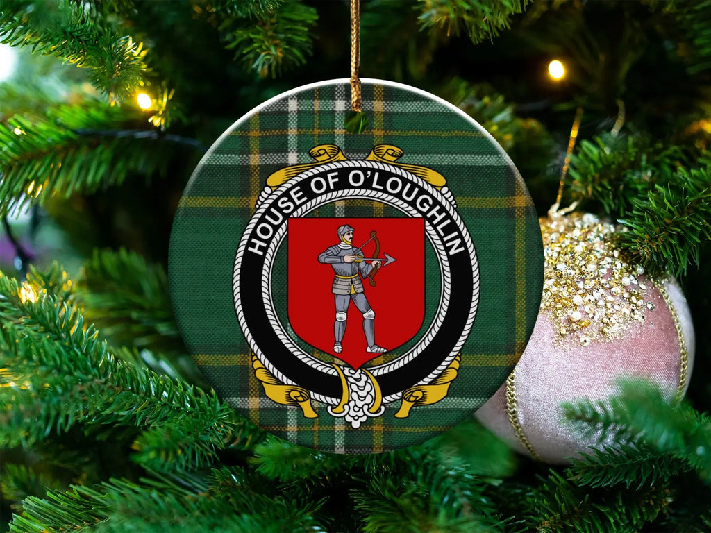 House of O'Loughlin Personalized Holiday Ornament
