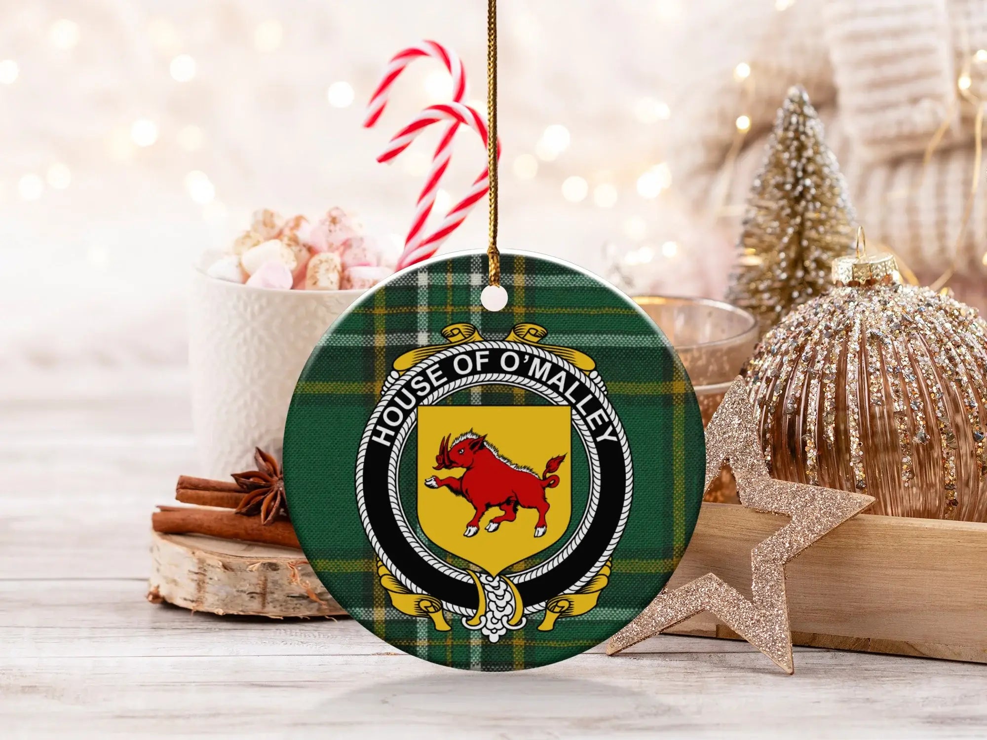 House of O'Malley Christmas Ornament