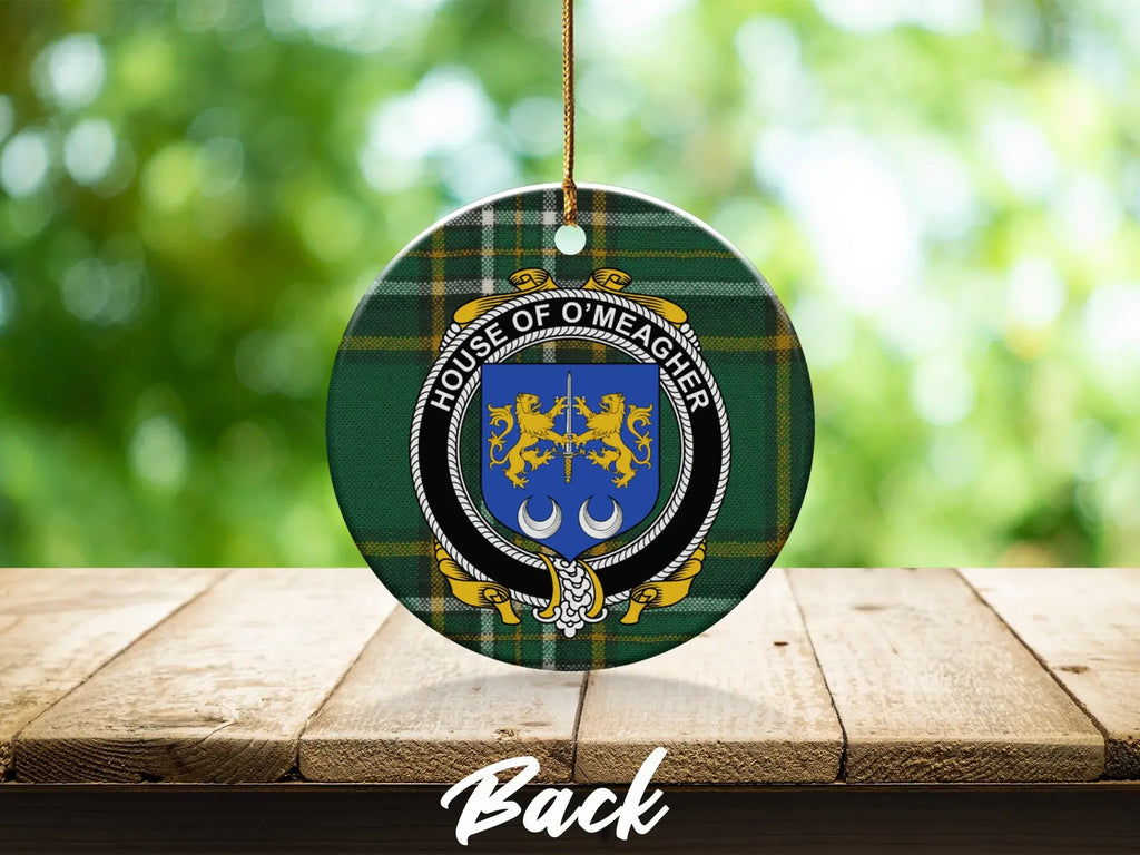 House of O'Meagher Coat of Arms Ornament