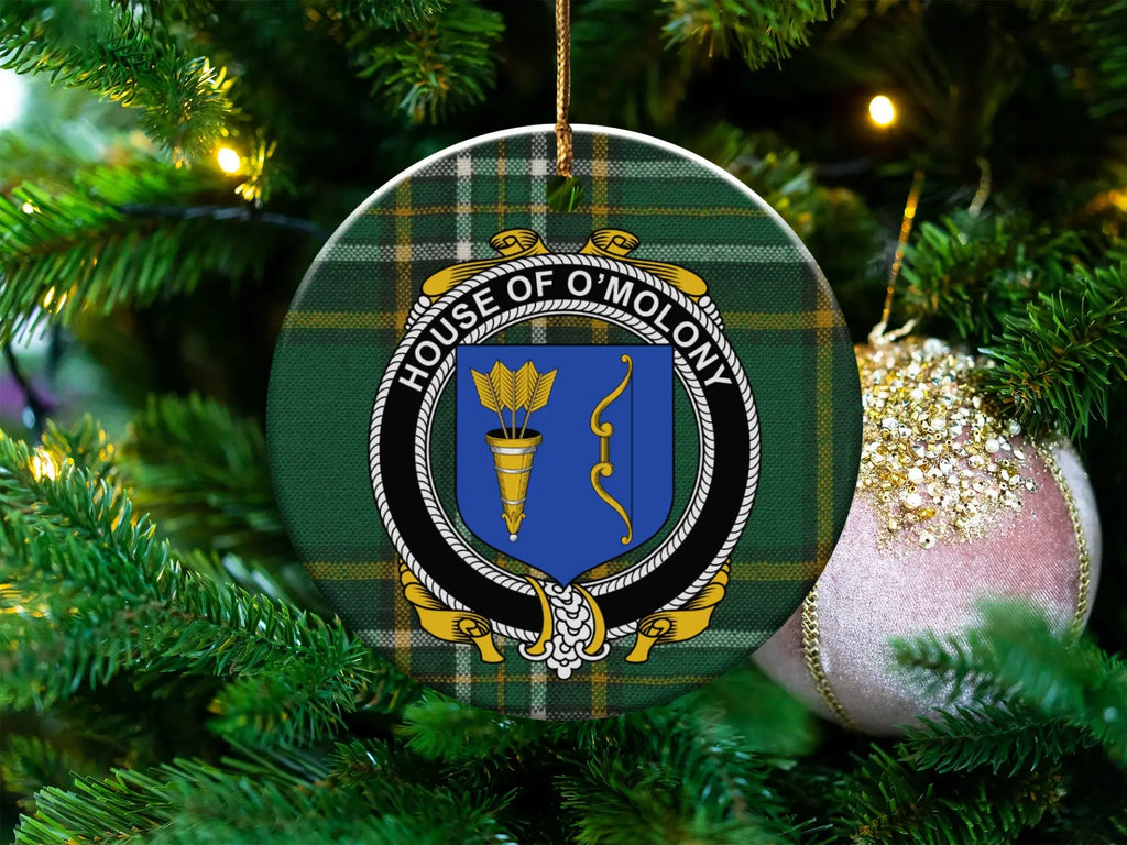 House of O'Molony Plaid Christmas Tree Ornament