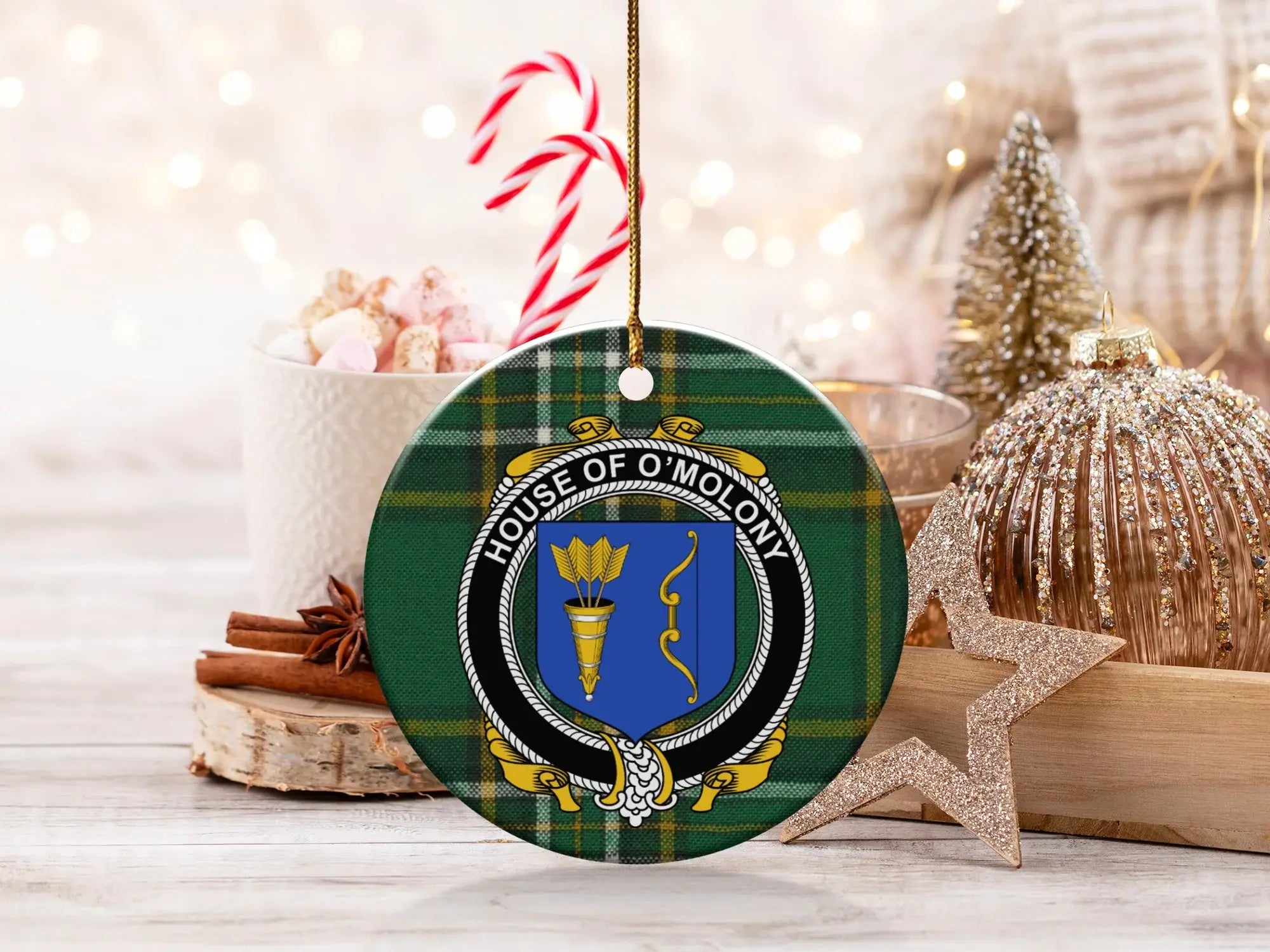 House of Molony Personalized Christmas Ornament