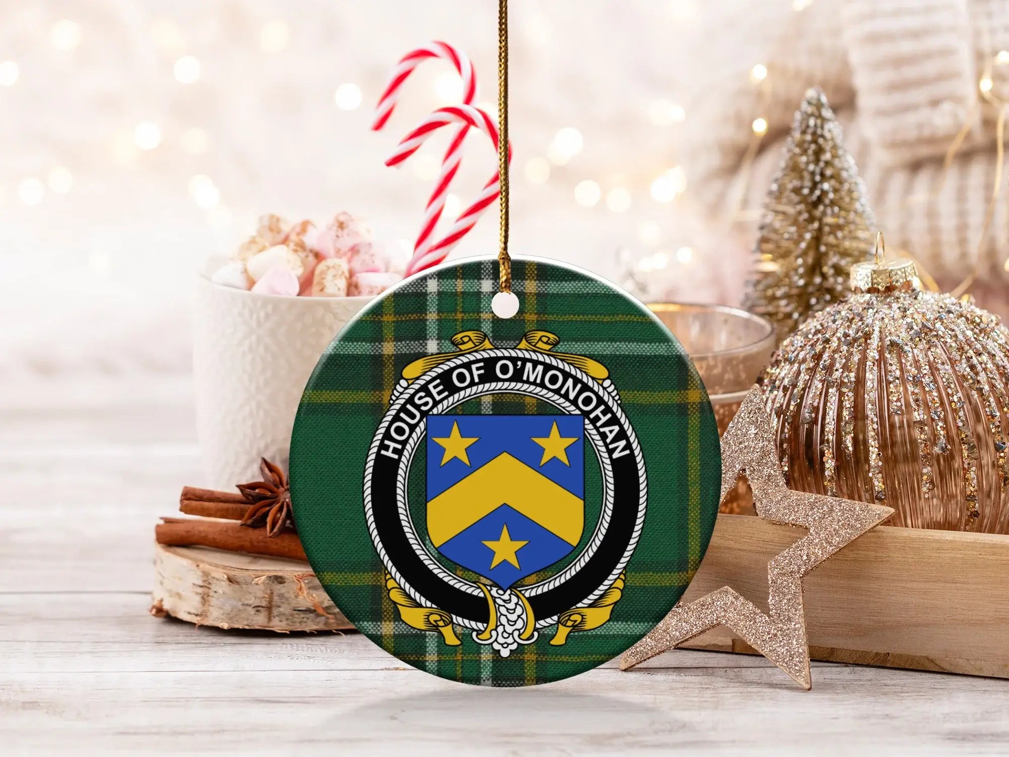 House of O'Monohan Custom Christmas Ornament