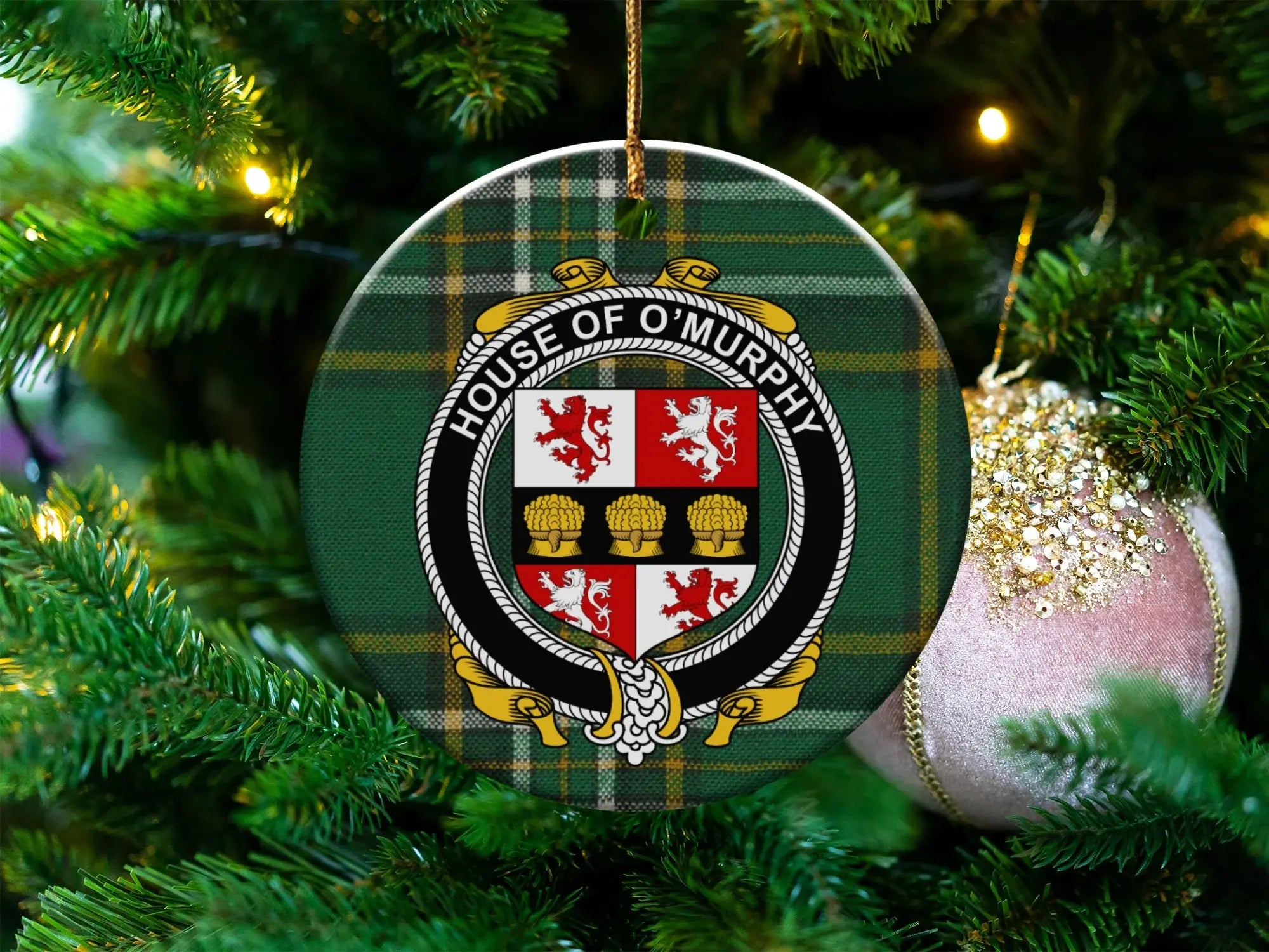 Custom House Of O'Murphy Christmas Ornament product
