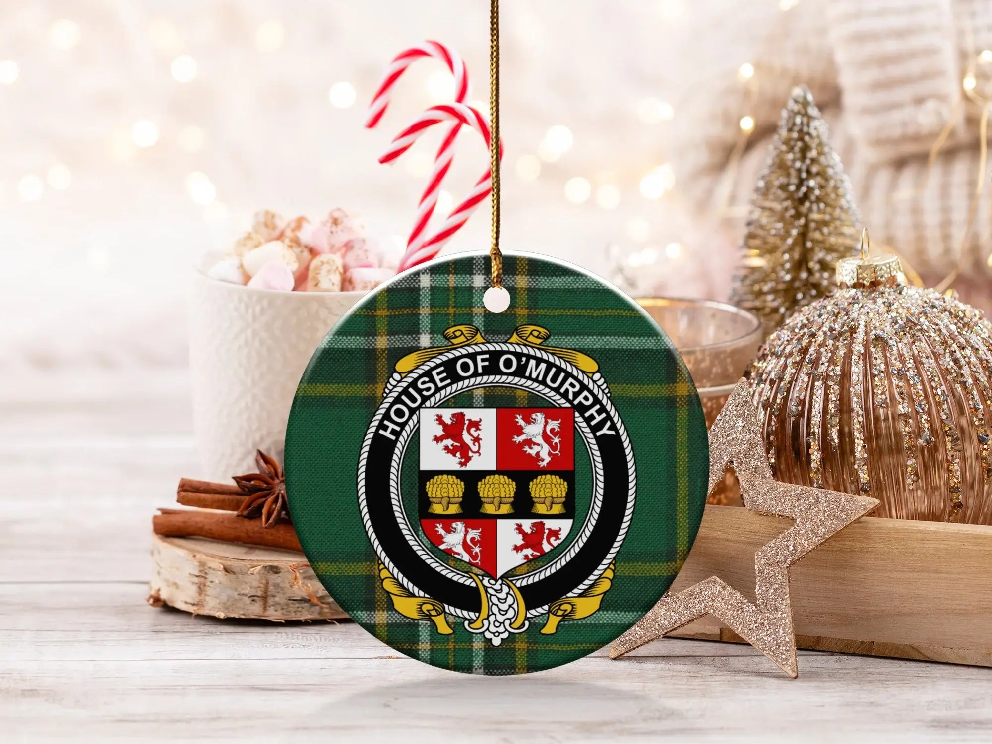 House of O'Murphy Personalized Christmas Ornament