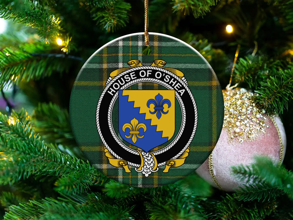 House of O'Shea Christmas Tree Ornaments Customizable