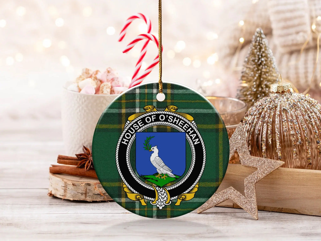 House of O'Sheelan Tartan Christmas Ornament