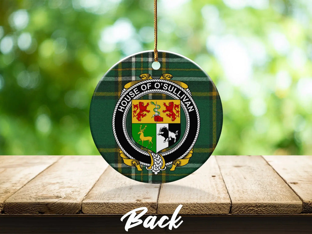 House of O'Sullivan Family Crest Ornament product