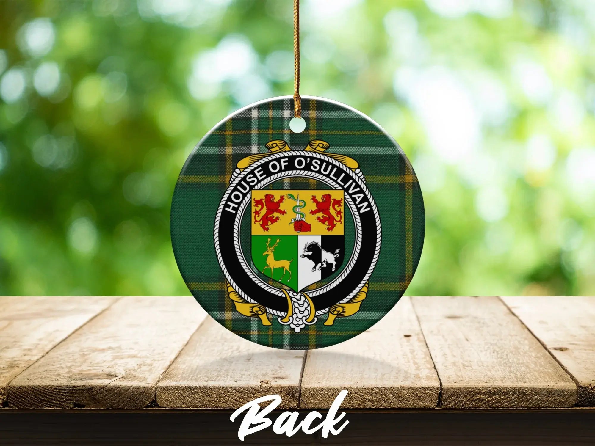 House of O'Sullivan Family Crest Ornament product