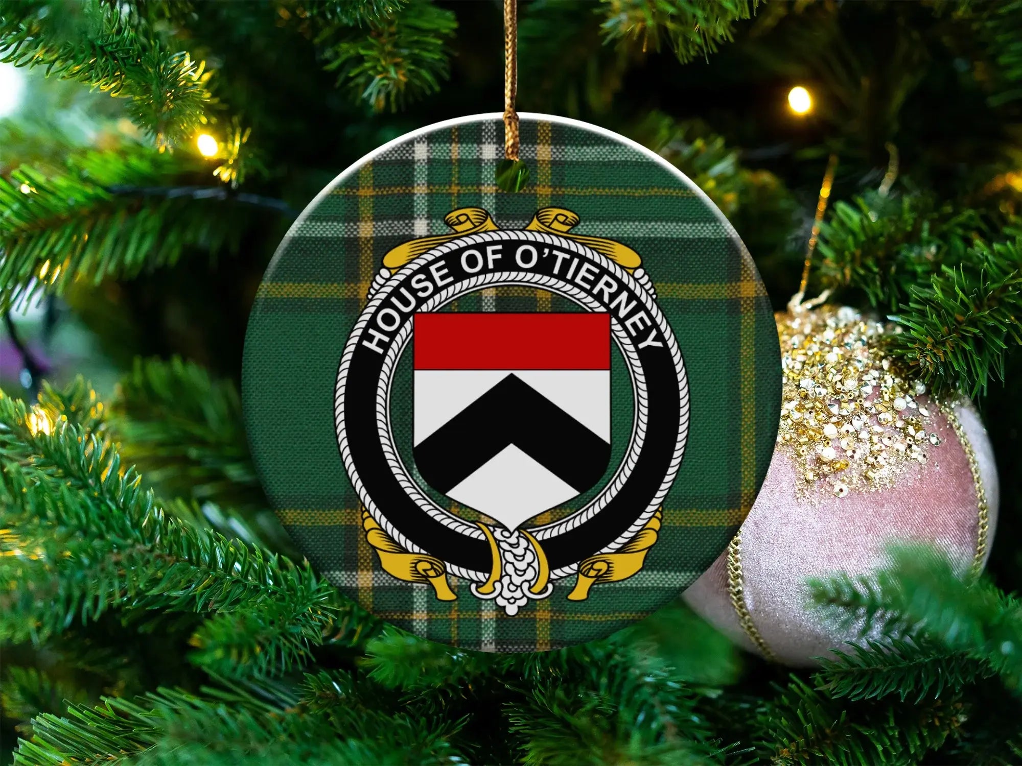 House of O'Tierney Personalized Christmas Ornament