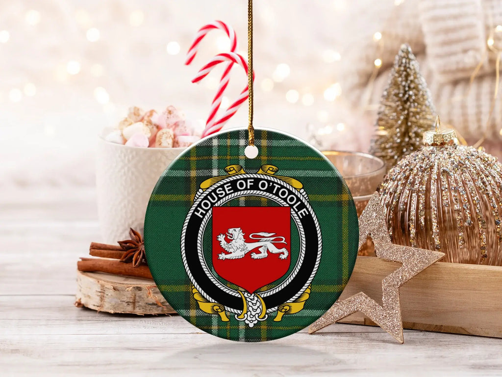 House of O'Toole Family Crest Holiday Ornament