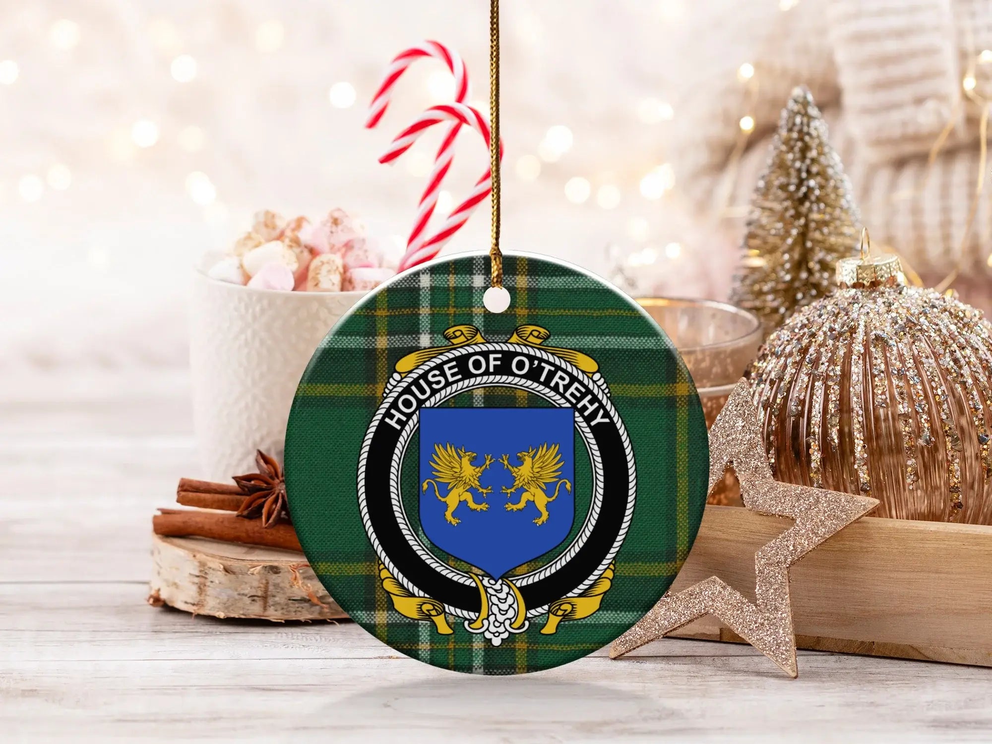 House of O'Trehy Christmas Ornament