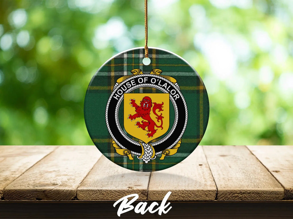 House of O'Laolor Clan Crest Ornament