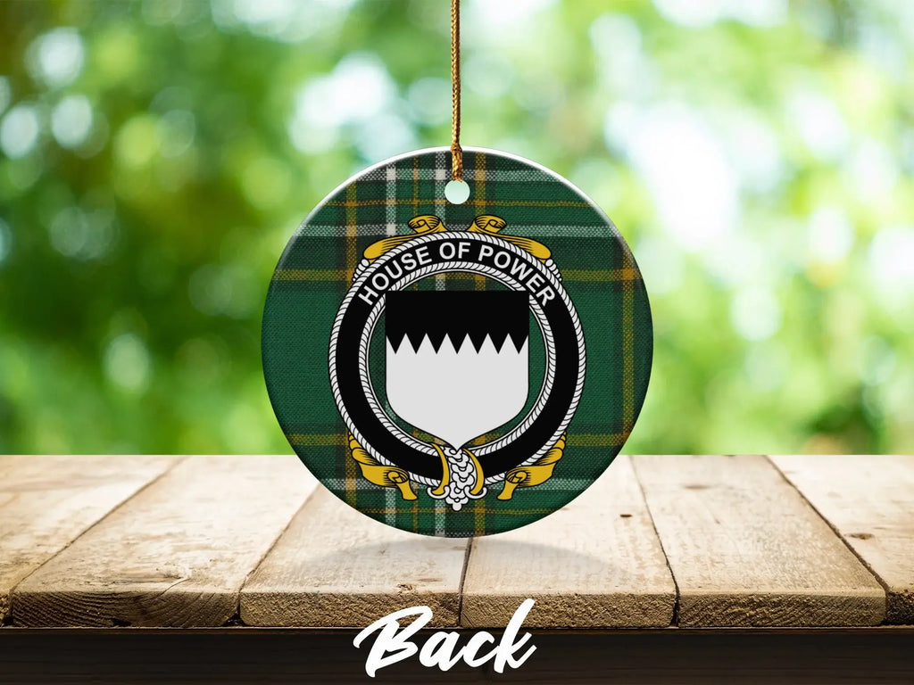 House Of Power Crest Design Decorative Ornament