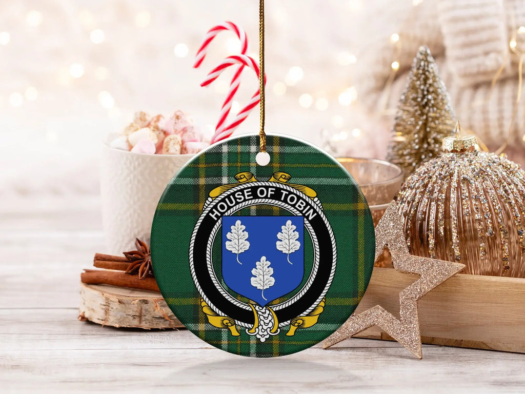 House of Tobin Festive Plaid Christmas Ornament
