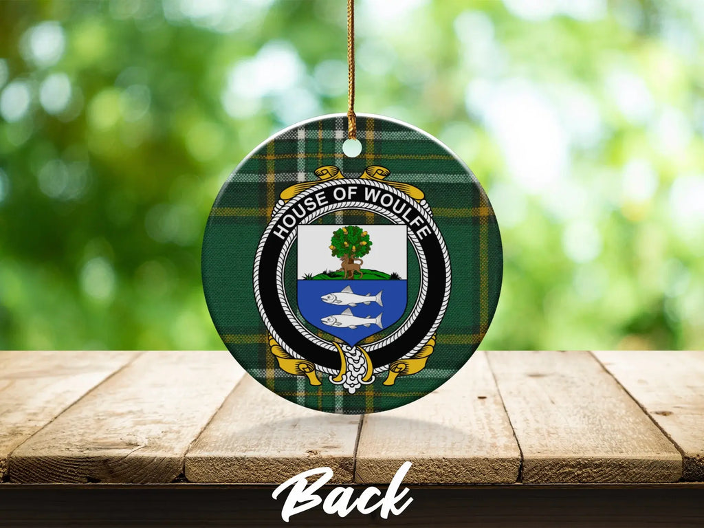 House of Wolfe Crest Christmas Ornament