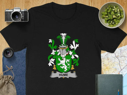 Hume Family Crest Coat of Arms Graphic T-shirt product type