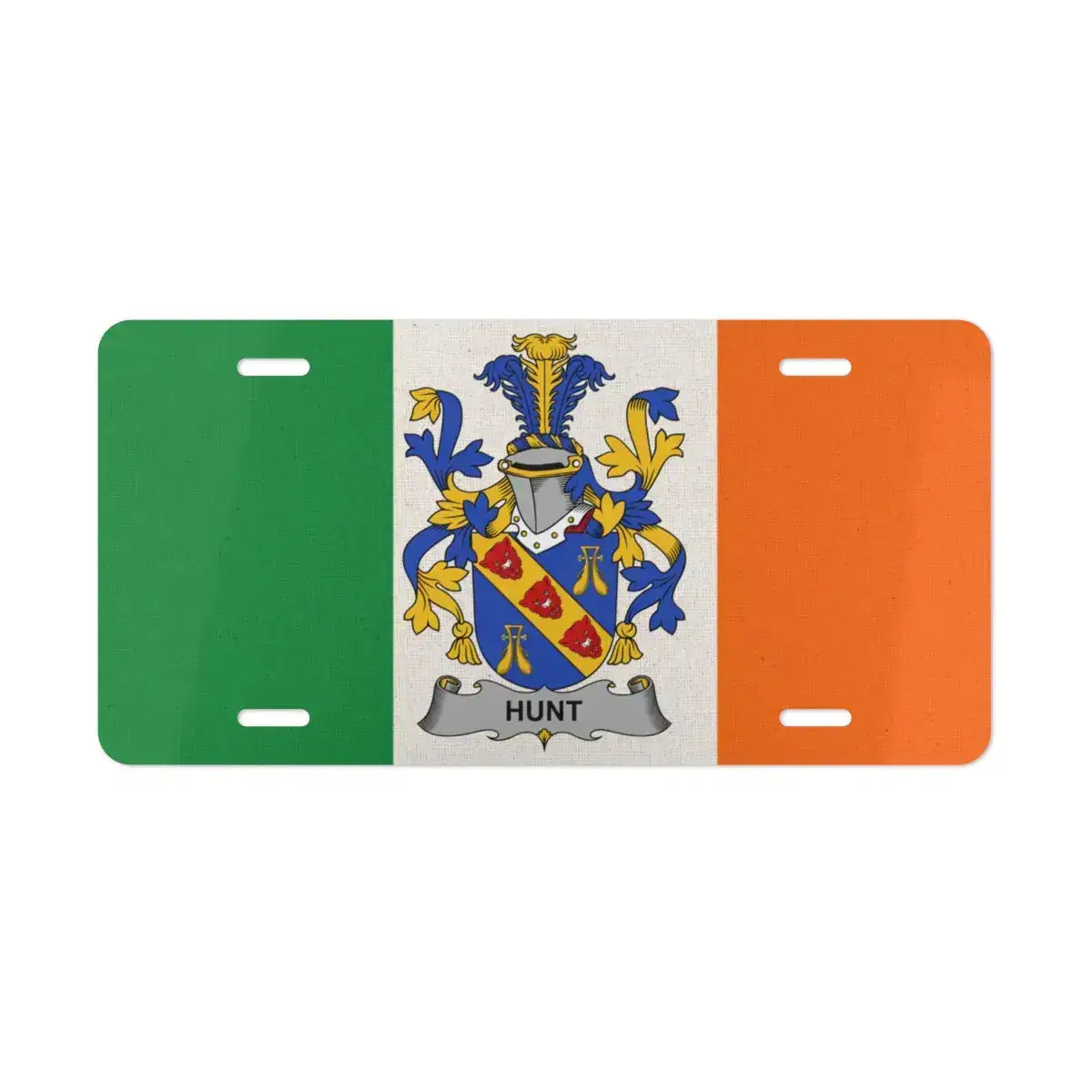 Irish Flag Design Personalized License Plate product