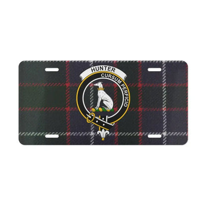 Hunter Cursum Perficio License Plate Cover product
