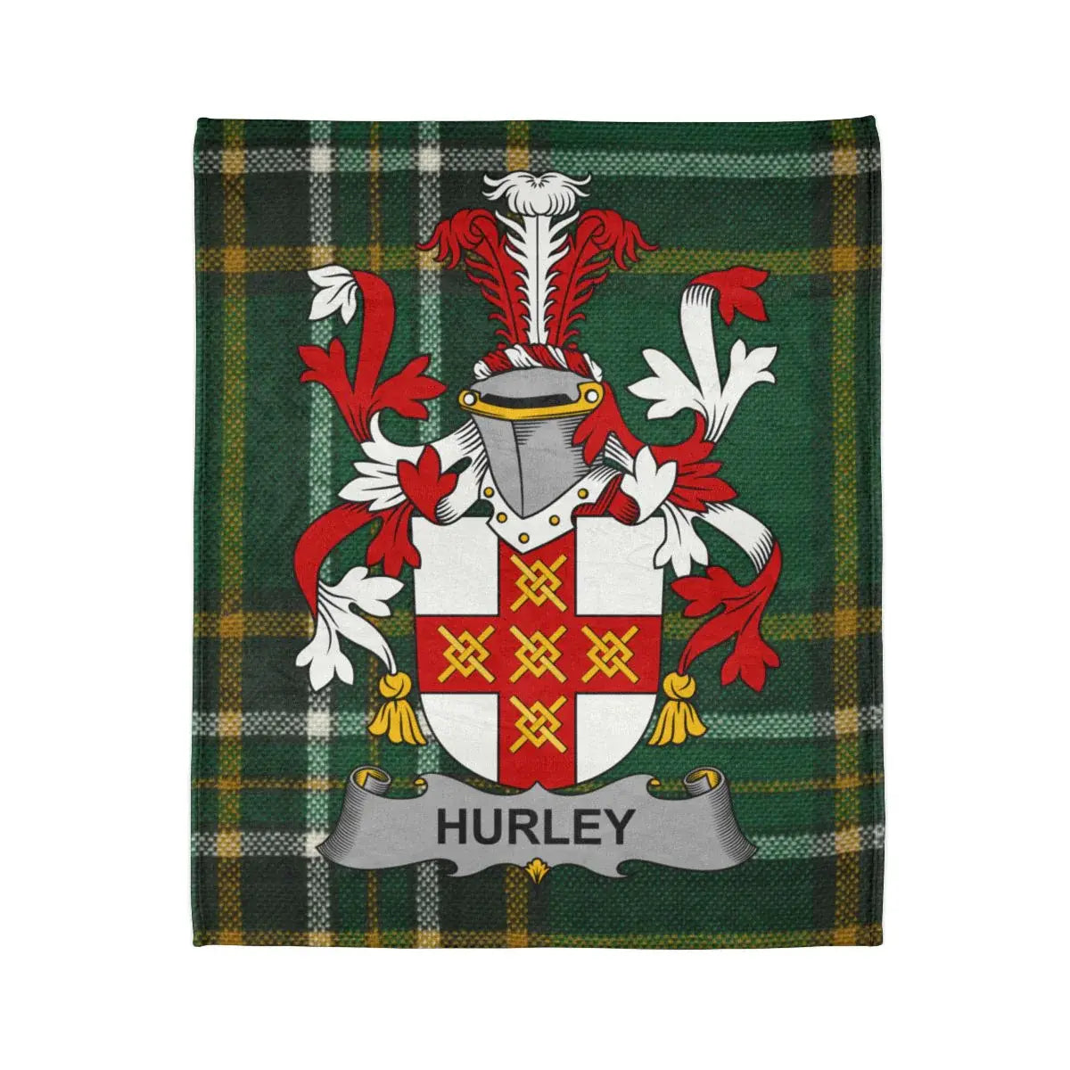 Hurley Family Crest Tartan Blanket Clap