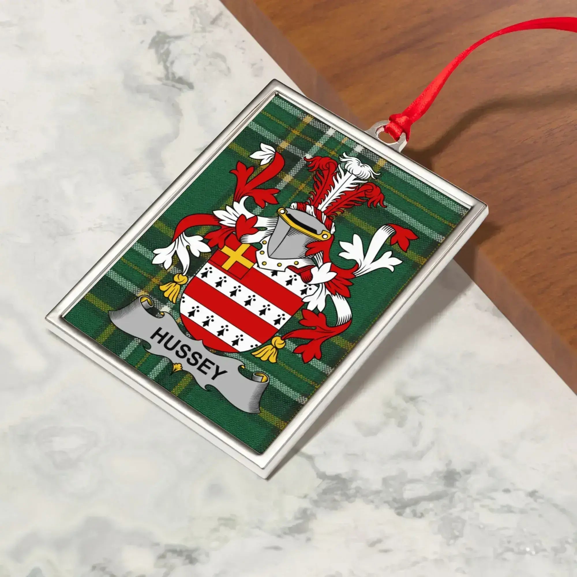 Personalized Family Crest Ornament Unique Holiday product