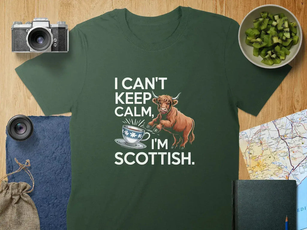 I Can't Keep Calm I'm Scottish Funny T-Shirt product type