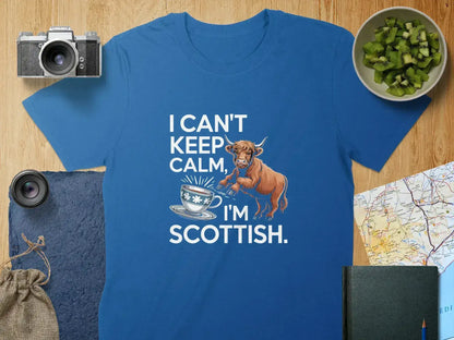 I Can't Keep Calm I'm Scottish Printed T-Shirt product
