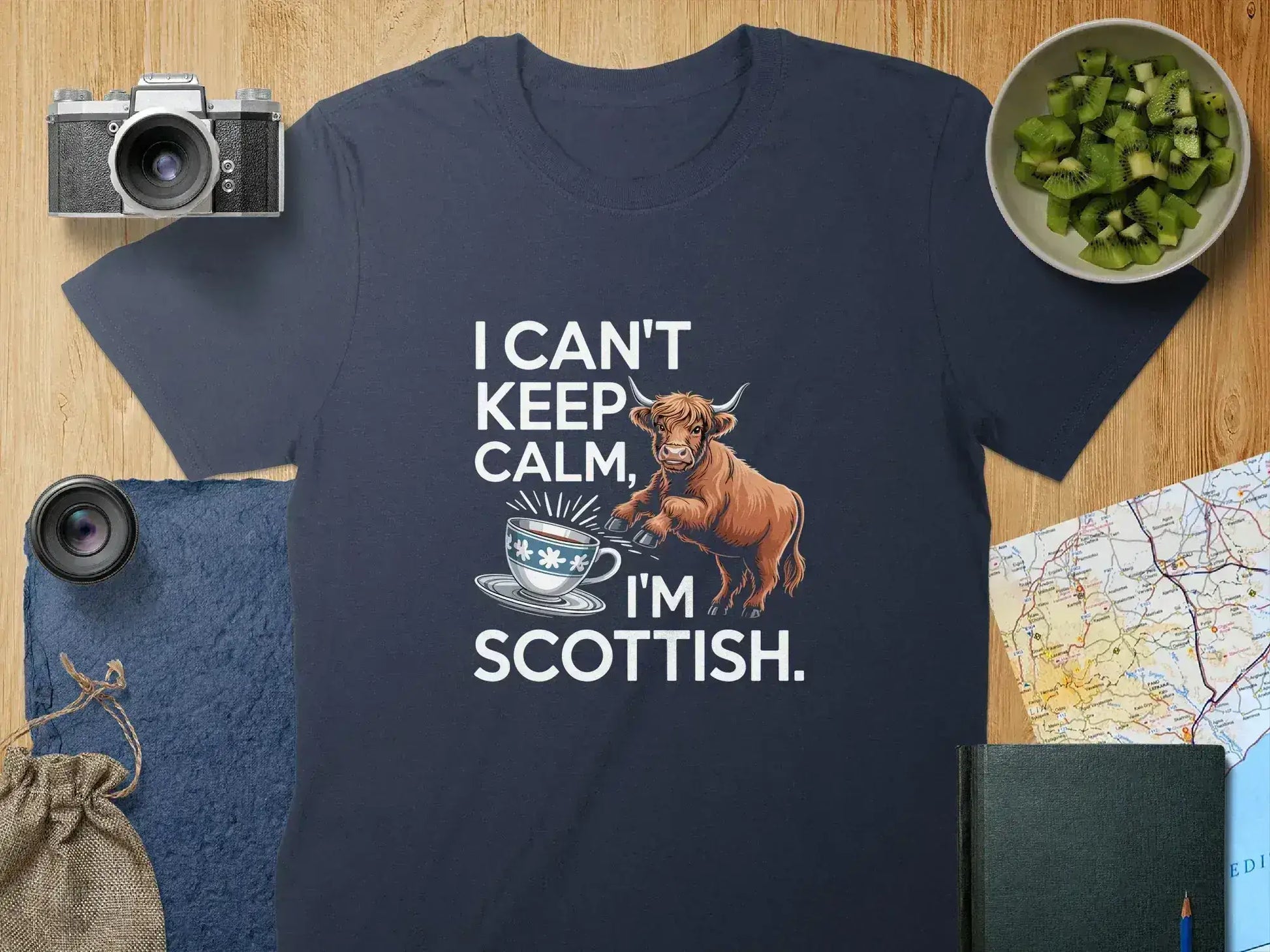 Funny Highland Cow Scottish Humor T-shirt product type