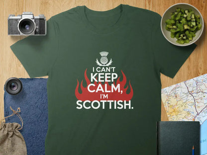 I Can't Keep Calm I'm Scottish Graphic T-shirt product type